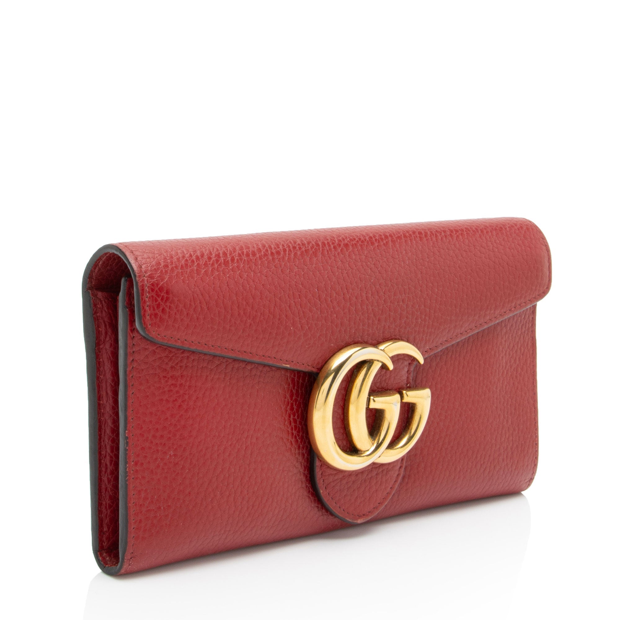 Gucci Leather GG Marmont Continental Wallet