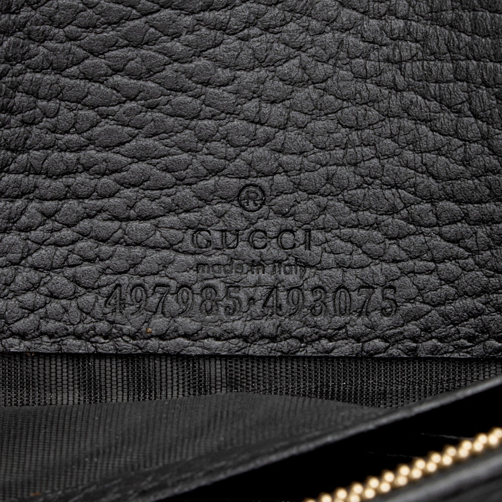 Gucci Leather GG Marmont Mini Chain Bag (SHF-x0poGV)