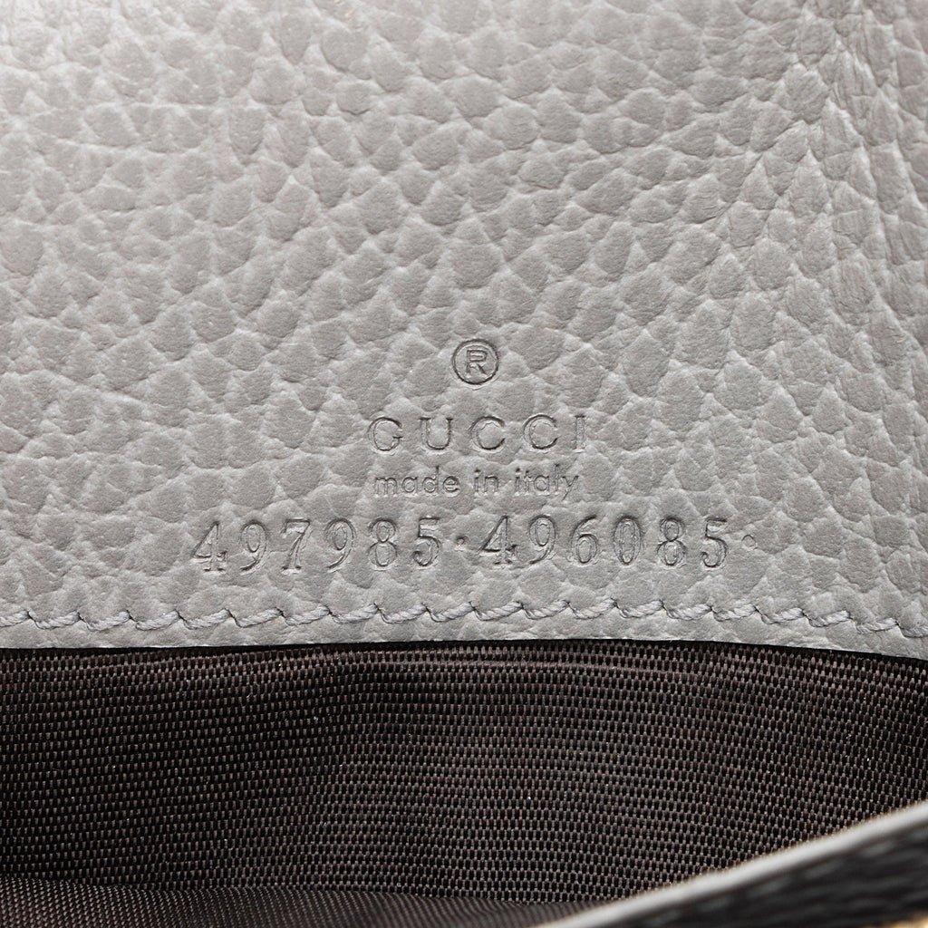 Gucci Leather GG Marmont Mini Chain Bag (SHF-xtqH5g)
