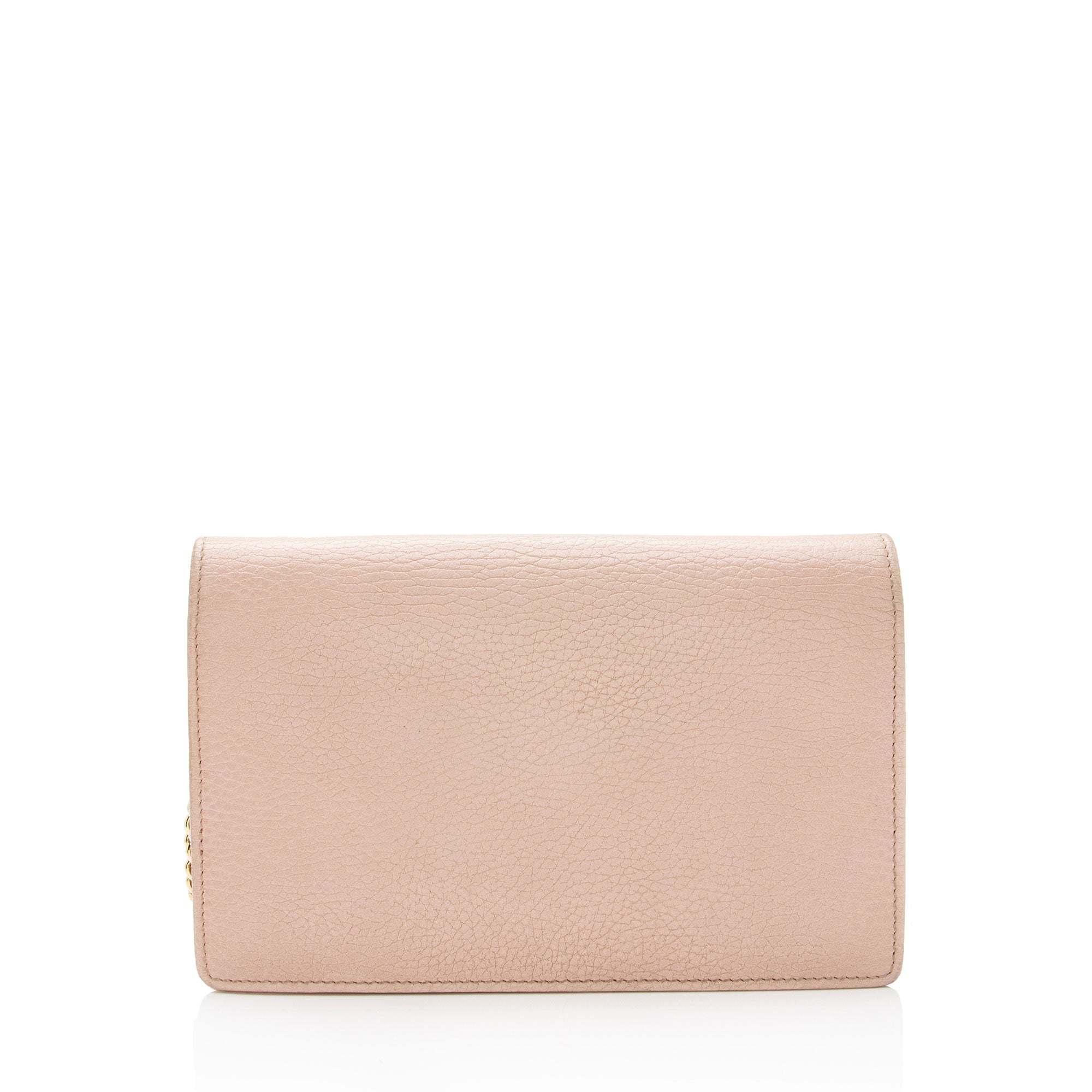 Gucci Leather GG Marmont Mini Chain Bag (SHF-bvCAjP)
