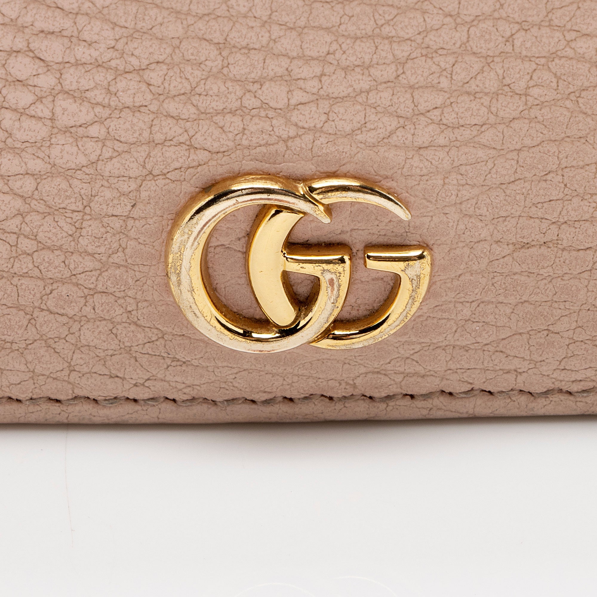 Gucci Leather GG Marmont Mini Chain Bag (SHF-bvCAjP)