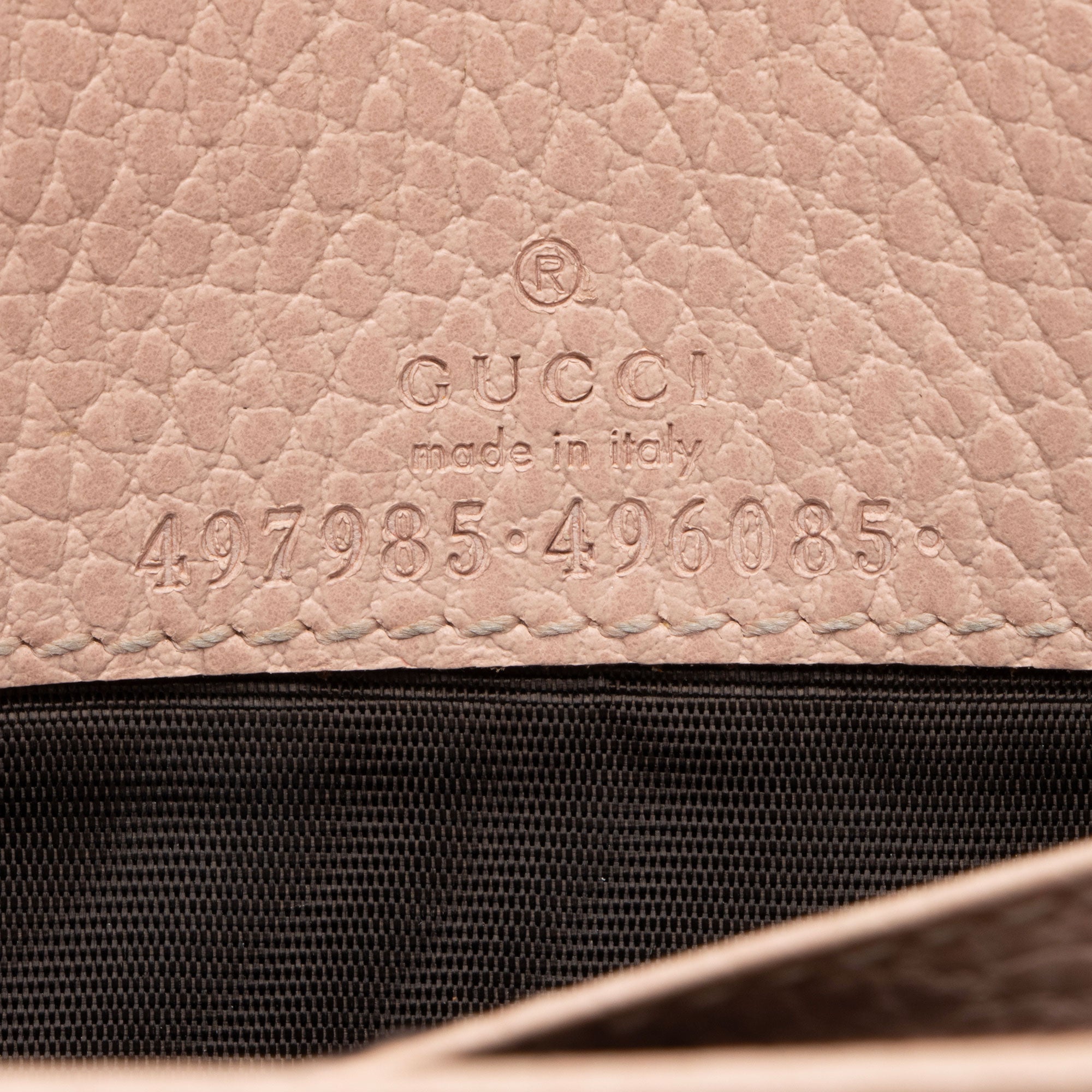 Gucci Leather GG Marmont Mini Chain Bag (SHF-bvCAjP)
