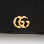 Gucci Leather GG Marmont Mini Chain Bag (SHF-srjOwr)