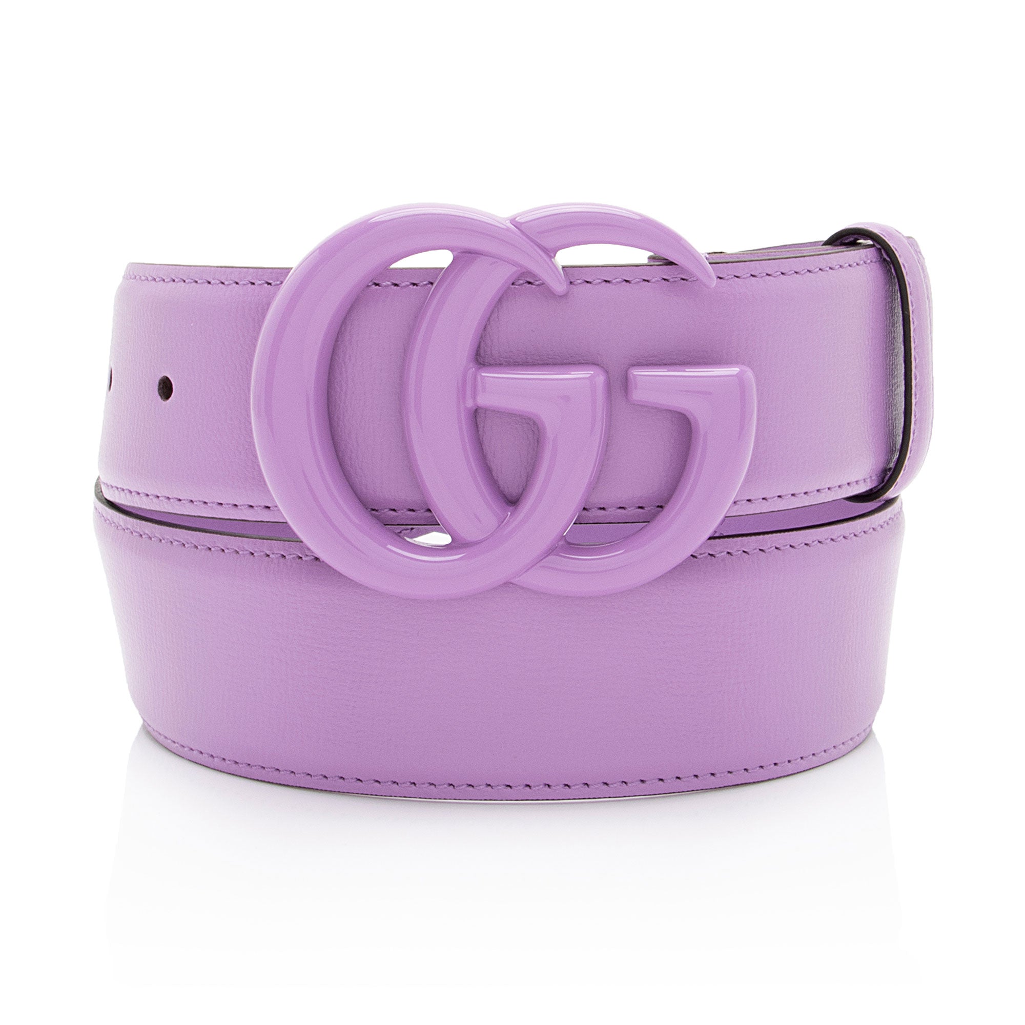 Gucci Leather GG Marmont Monochrome Belt - Size 27 / 69 (SHF-yO6Djv)