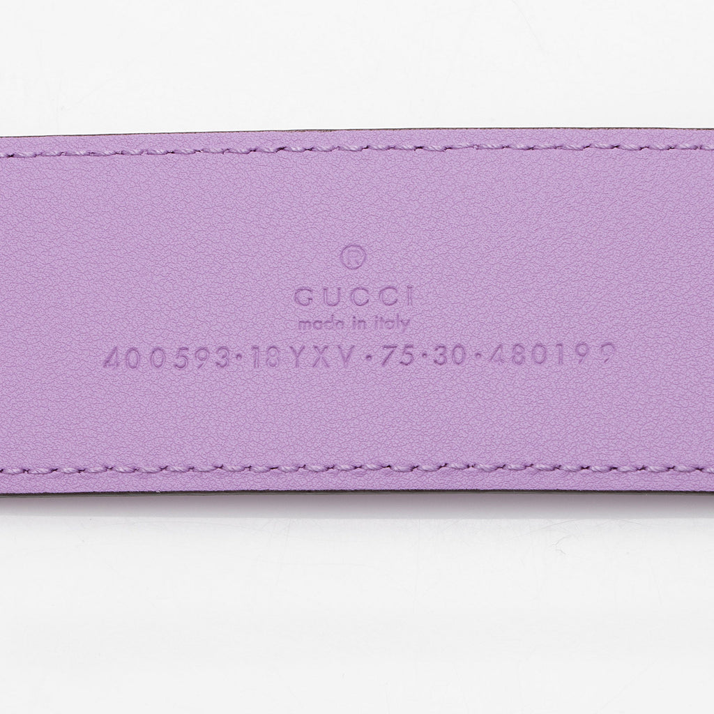 Gucci Leather GG Marmont Monochrome Belt - Size 27 / 69 (SHF-yO6Djv)