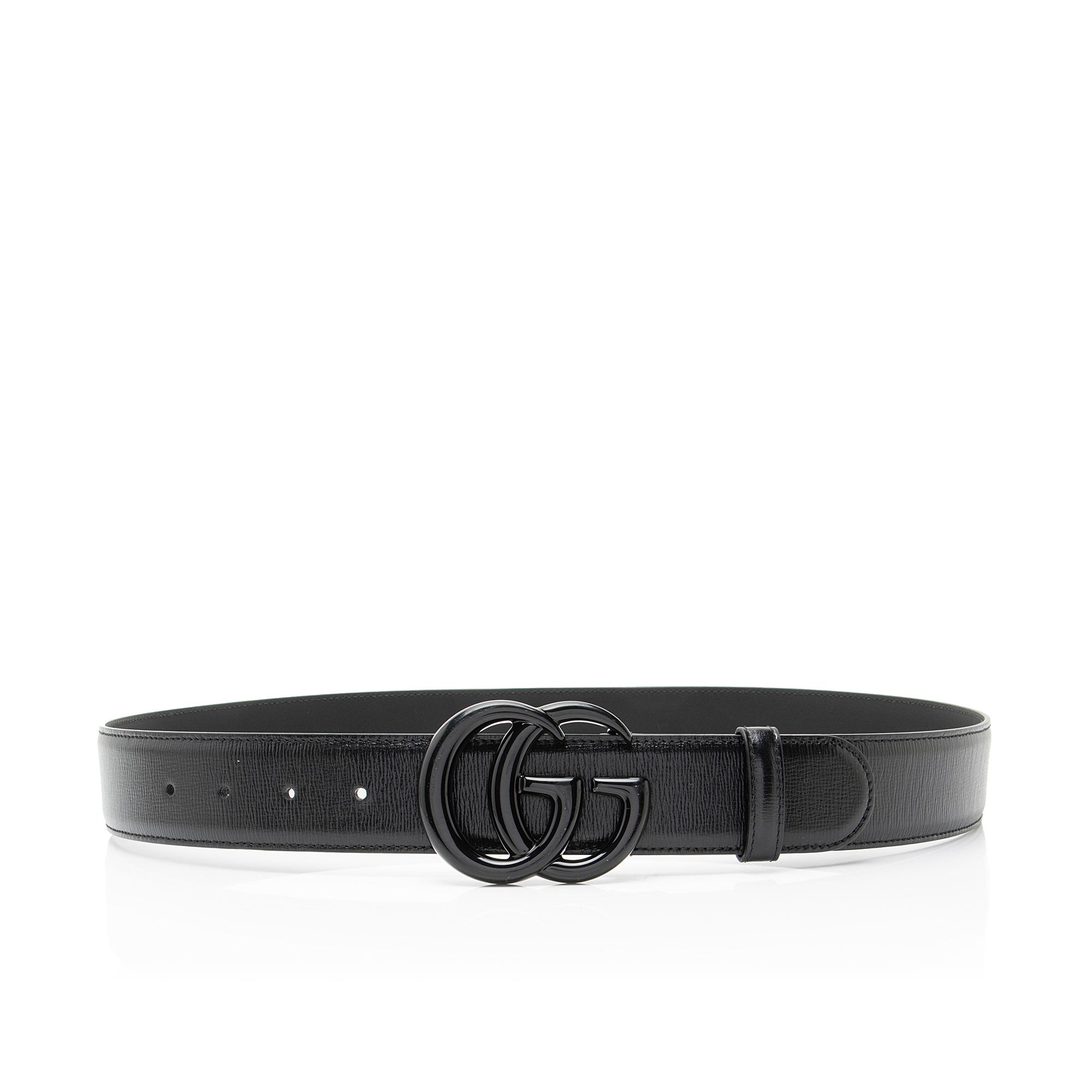 Gucci Leather GG Marmont Monochrome Belt - Size 36 / 90