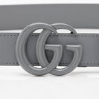 Gucci Leather GG Marmont Monochrome Belt - Size 36 / 90 (SHF-Q0vlr0)