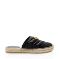 Gucci Matelasse Leather GG Marmont Mules - Size 7 / 37 (SHF-18374)
