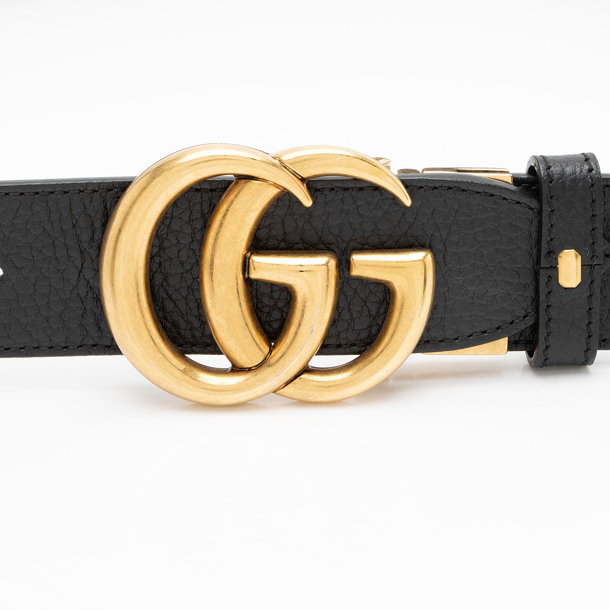 Gucci Leather GG Marmont Reversible Belt - Size 38 / 95