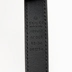 Gucci Leather GG Marmont Slim Belt - Size 34 / 85 (SHF-18947)