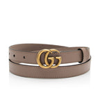 Gucci Leather GG Marmont Slim Belt - Size 36 / 92 (SHF-Y5JG9e)