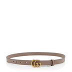 Gucci Leather GG Marmont Slim Belt - Size 36 / 92 (SHF-Y5JG9e)
