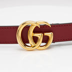 Gucci Leather GG Marmont Slim Belt - Size 36 / 92 (SHF-Hg3jrl)