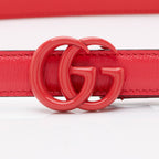 Gucci Leather GG Marmont Slim Belt - Size 36 / 90 (SHF-eZYU73)