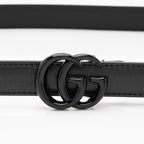 Gucci Leather GG Marmont Slim Belt - Size 38 / 95 (SHF-qhYNB2)