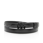Gucci Leather GG Marmont Slim Belt - Size 38 / 95 (SHF-qhYNB2)