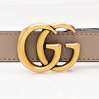 Gucci Leather GG Marmont Slim Belt - Size 44 / 110 (SHF-22299)