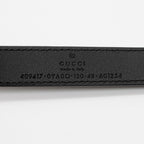 Gucci Leather GG Marmont Slim Belt - Size 48 / 120 (SHF-qlFyYb)