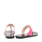 Gucci Leather GG Marmont T Strap Sandals - Size 6 / 36 (SHF-MHM08Q)