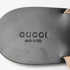 Gucci Leather GG Marmont Thong Sandals - Size 9.5 / 39.5