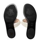 Gucci Leather GG Marmont Thong Sandals - Size 9.5 / 39.5