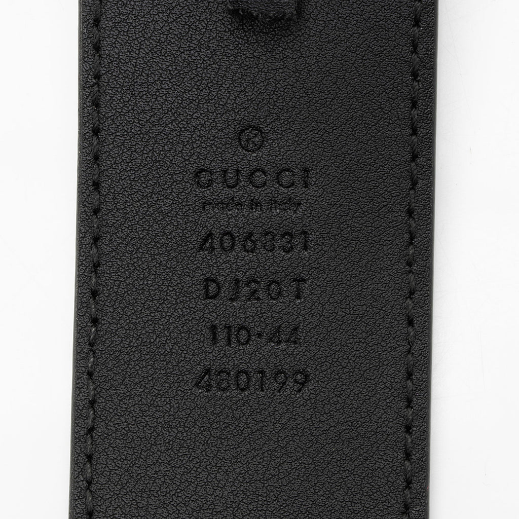 Gucci Leather GG Marmont Belt - Size 44 / 110