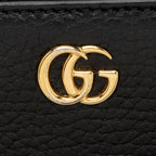 Gucci Leather GG Marmont Zip Around Wallet (SHF-wcWQC8)