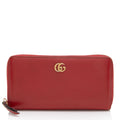 Gucci Leather GG Marmont Zip Around Wallet (SHF-opdCxE)