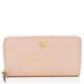Gucci Leather GG Marmont Zip Around Wallet