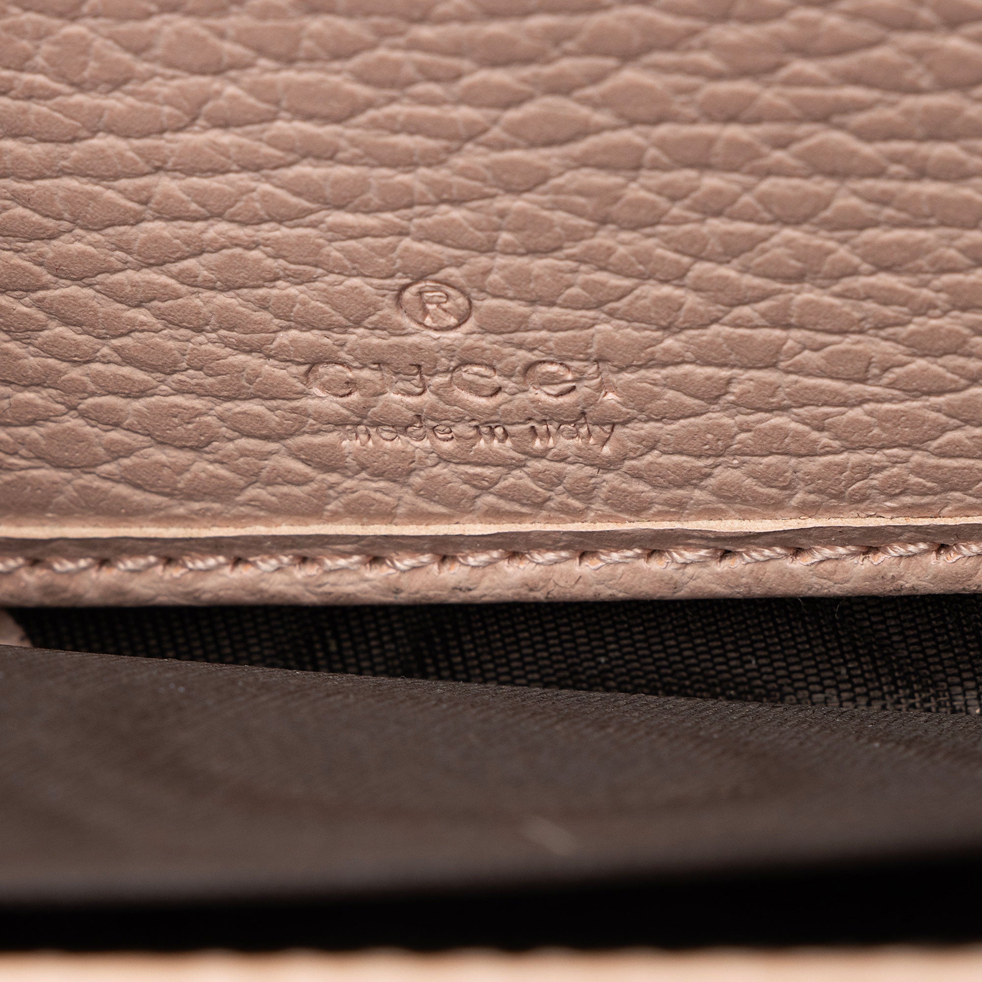Gucci Leather GG Marmont Zip Around Wallet