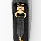 Gucci Leather GG Marmont Zip Around Wallet