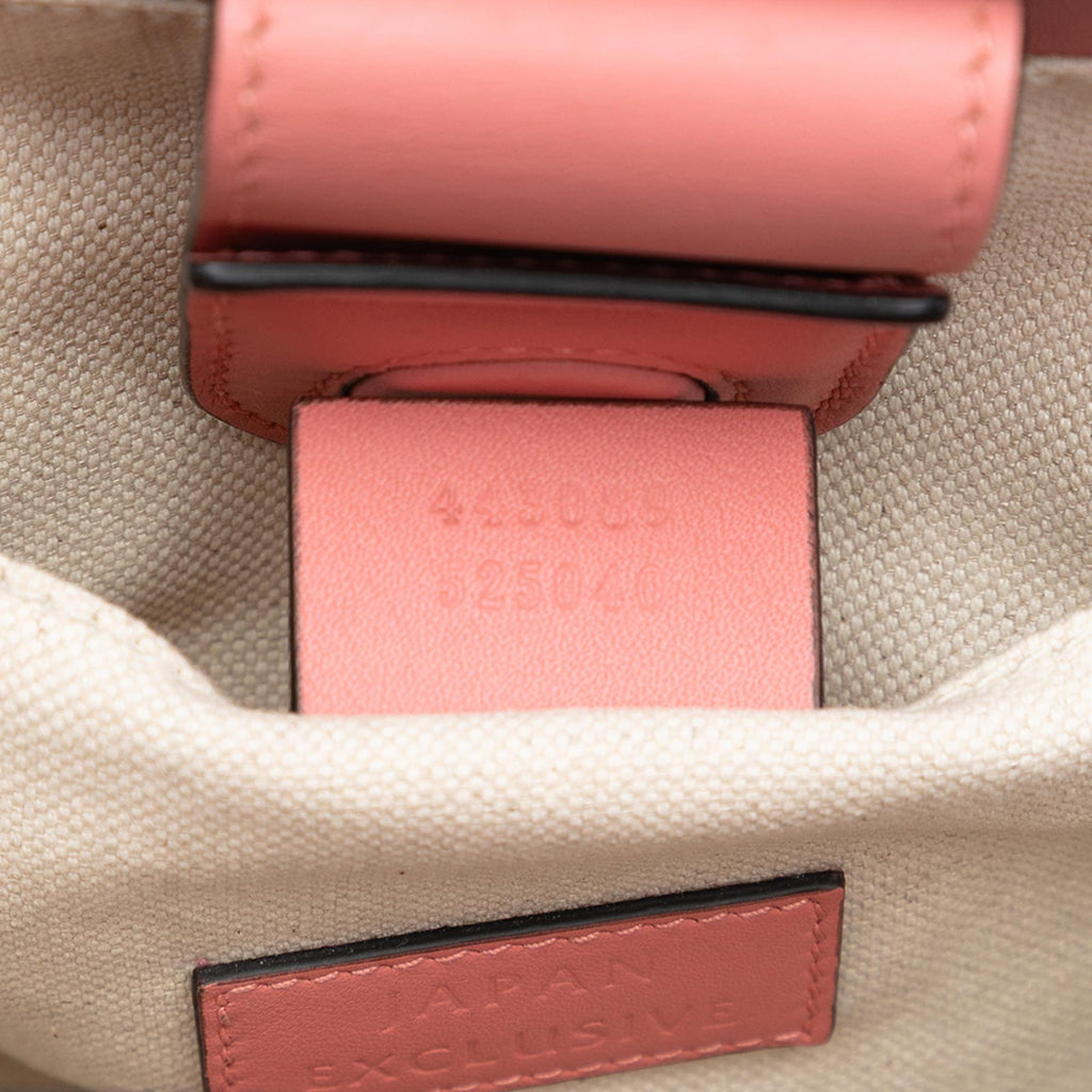 Gucci Leather GG Ribbon Satchel