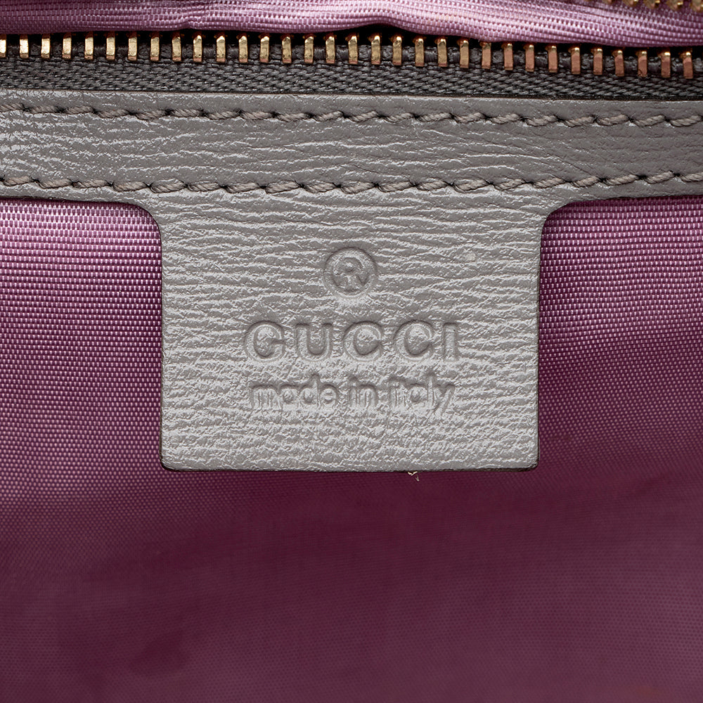 Gucci Leather GG Ring Medium Shoulder Bag - FINAL SALE (SHF-19440)