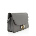 Gucci Leather GG Ring Medium Shoulder Bag - FINAL SALE (SHF-19440)