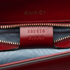 Gucci Leather GG Ring Shoulder Bag