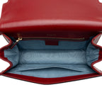 Gucci Leather GG Ring Shoulder Bag