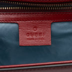 Gucci Leather GG Ring Shoulder Bag
