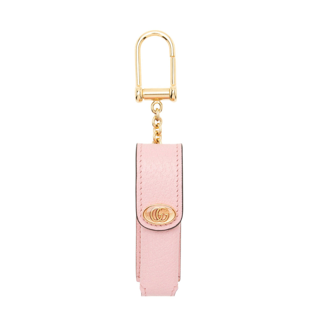 Gucci Leather GG Single Porte-Rouges Keychain (SHF-klWzVz)