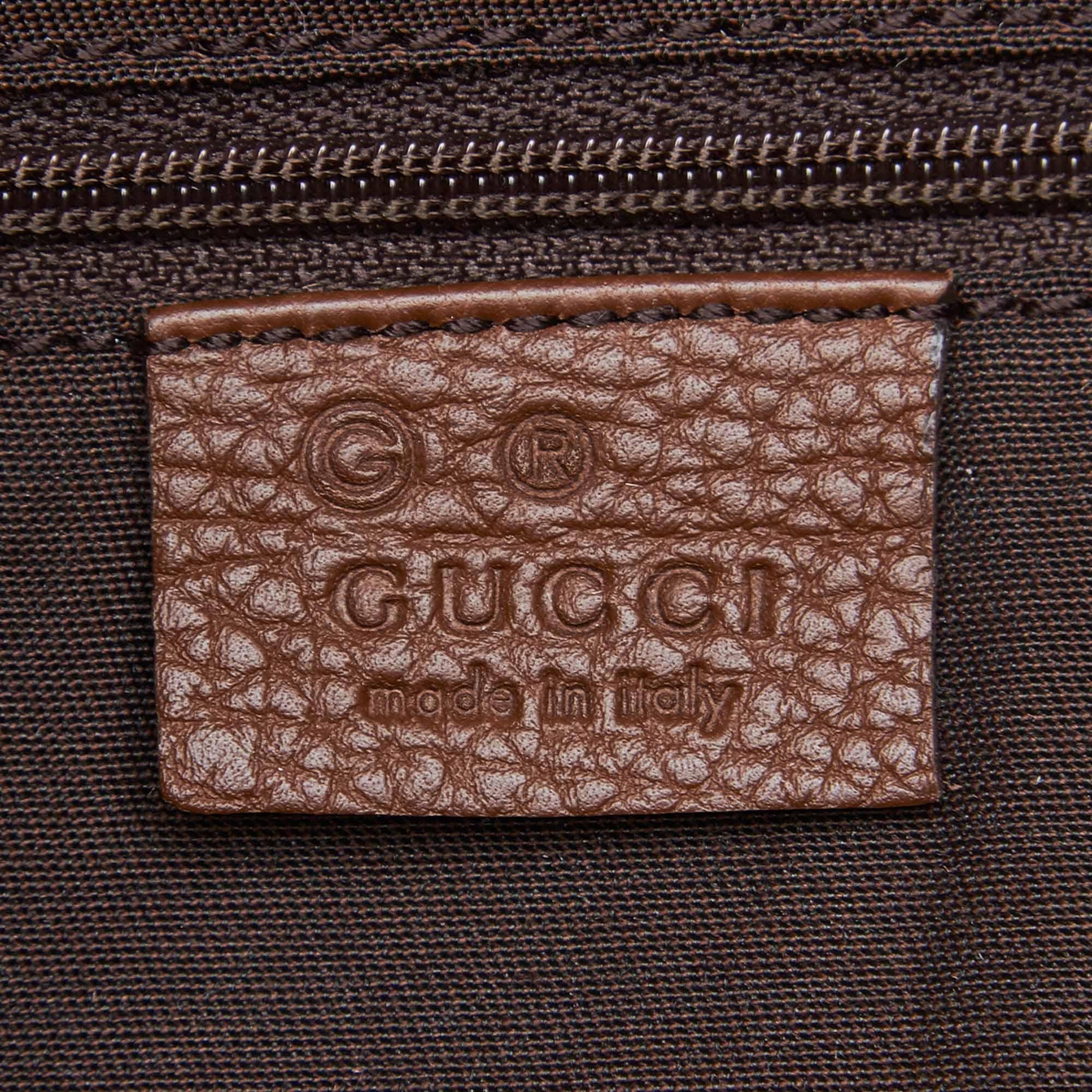 Gucci Leather GG Tote (SHF-12170)