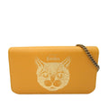 Gucci Leather Garden Mystic Cat Wallet On Chain (SHG-dyQiiF)