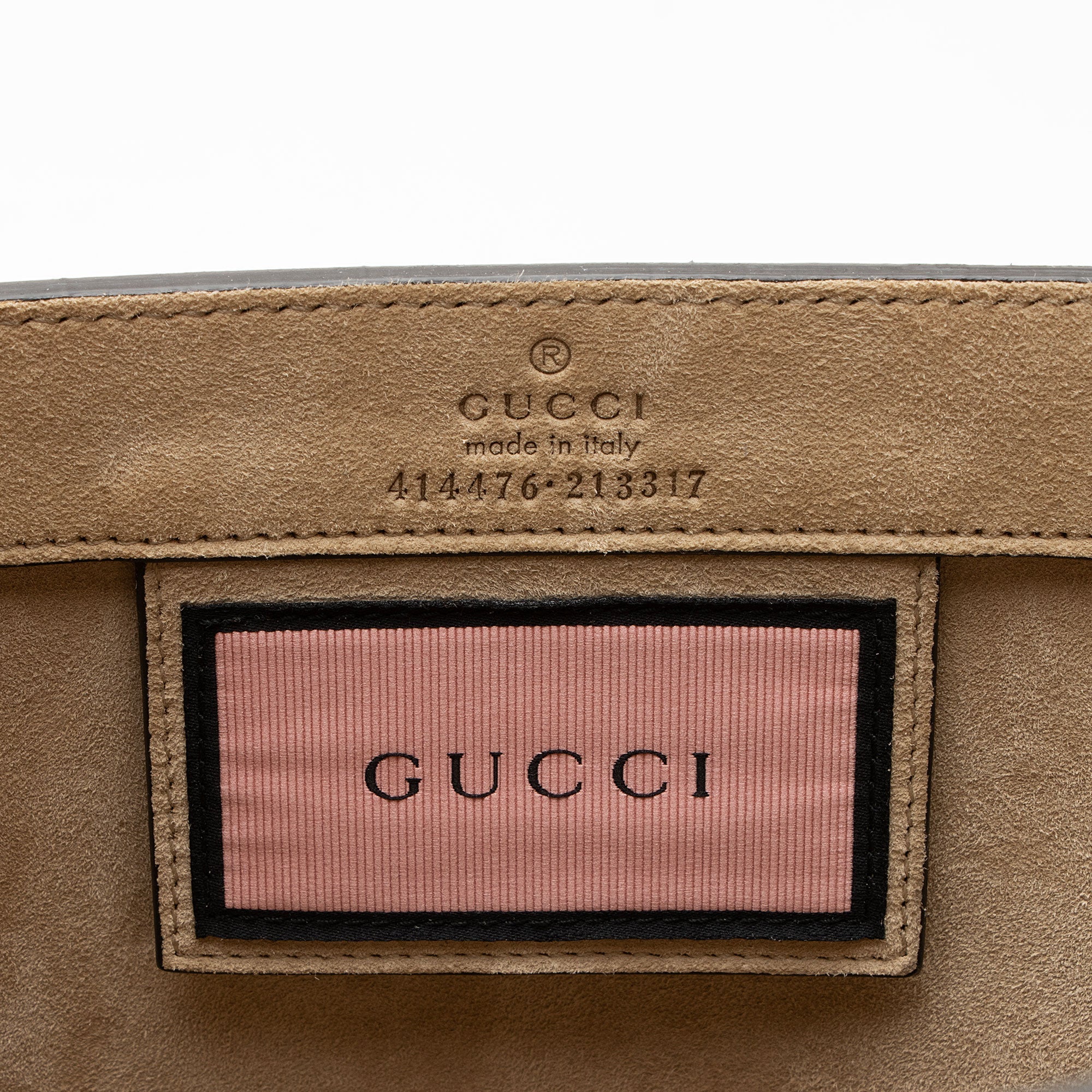Gucci Leather Ghost Medium Tote