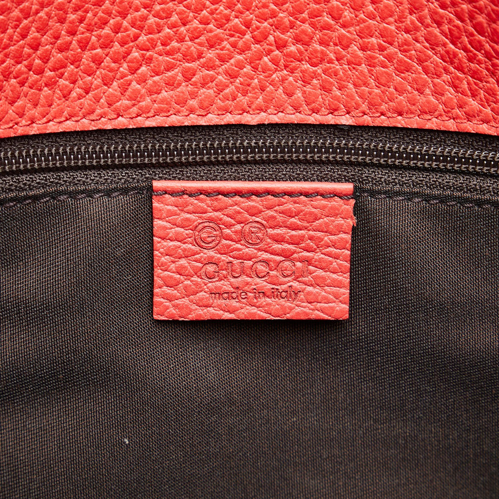 Gucci Leather Gifford Tote (SHG-Olhb7Y)