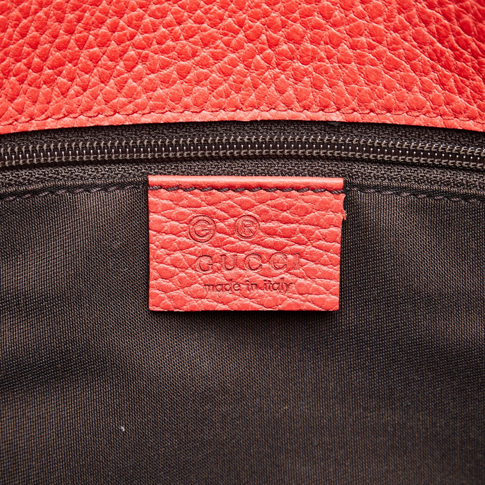 Gucci Leather Gifford Tote (SHG-Olhb7Y)
