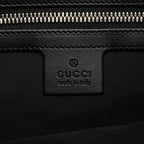 Gucci Leather Gucci Ghost Drawstring Backpack