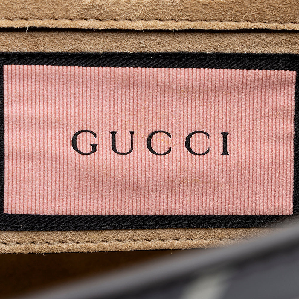 Gucci Leather Ghost Medium Tote (SHF-21316)