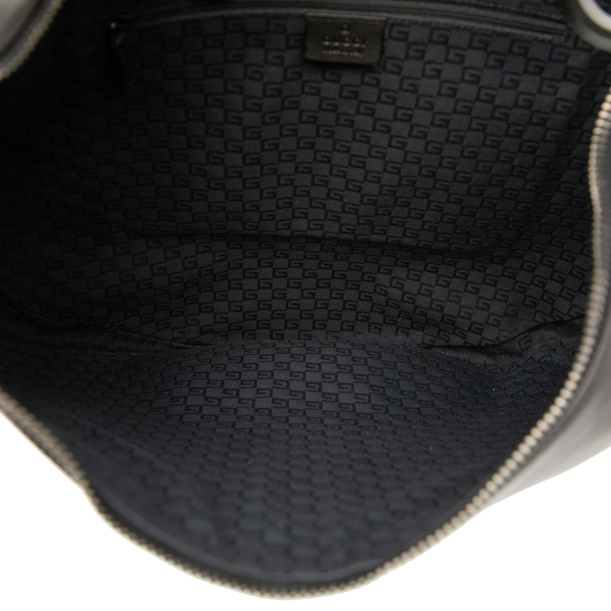Gucci Leather Half Moon Hobo