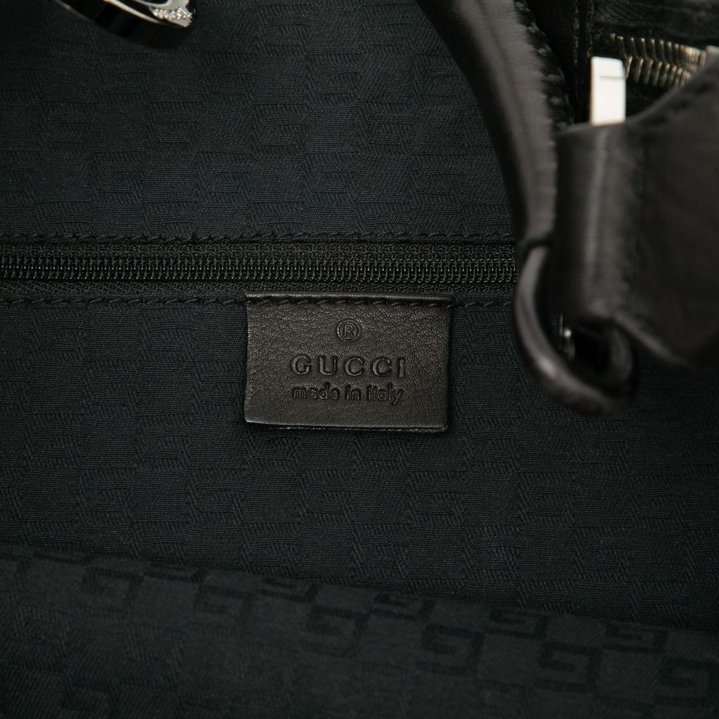 Gucci Leather Half Moon Hobo