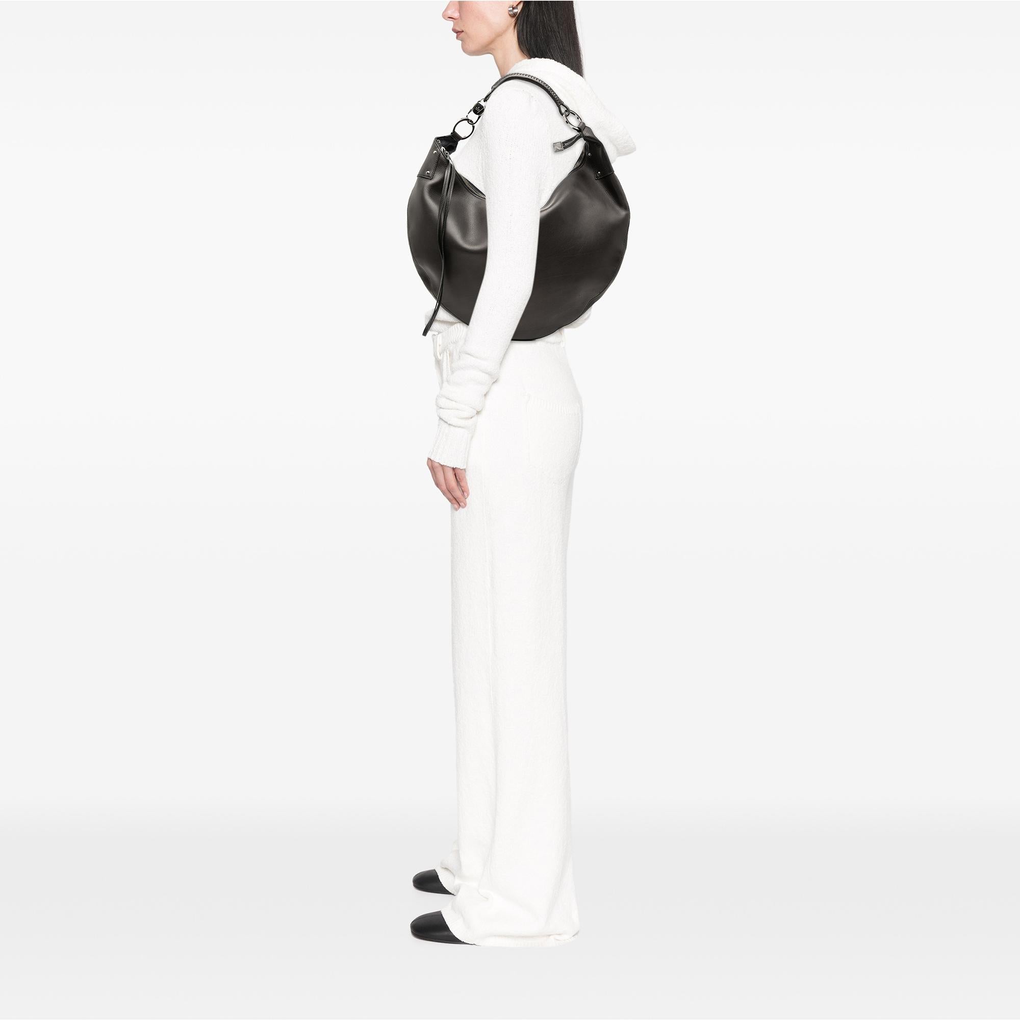 Gucci Leather Half Moon Hobo