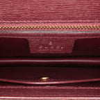 Gucci Leather Heartbeat Clutch