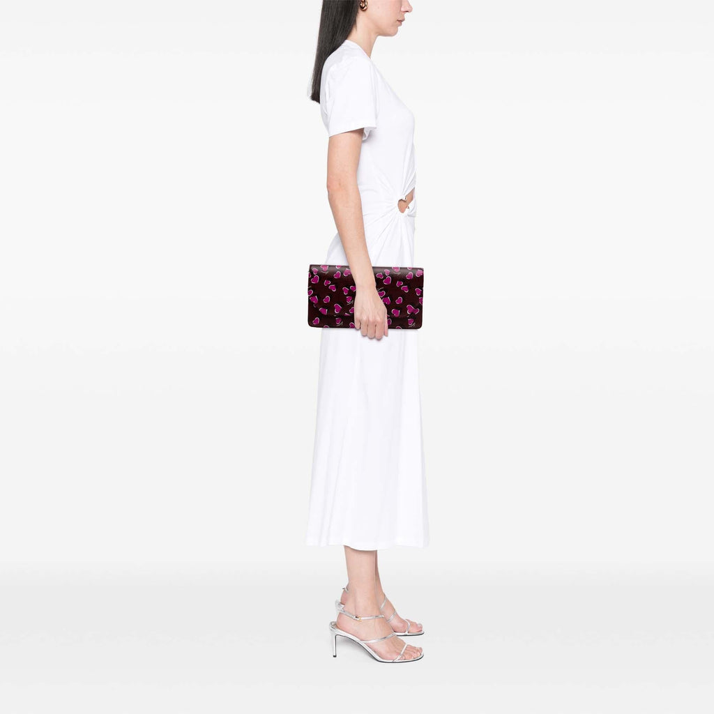 Gucci Leather Heartbeat Clutch